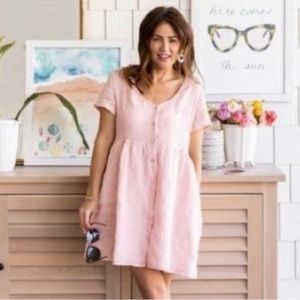 Jillian Harris x Priv Linen Dress